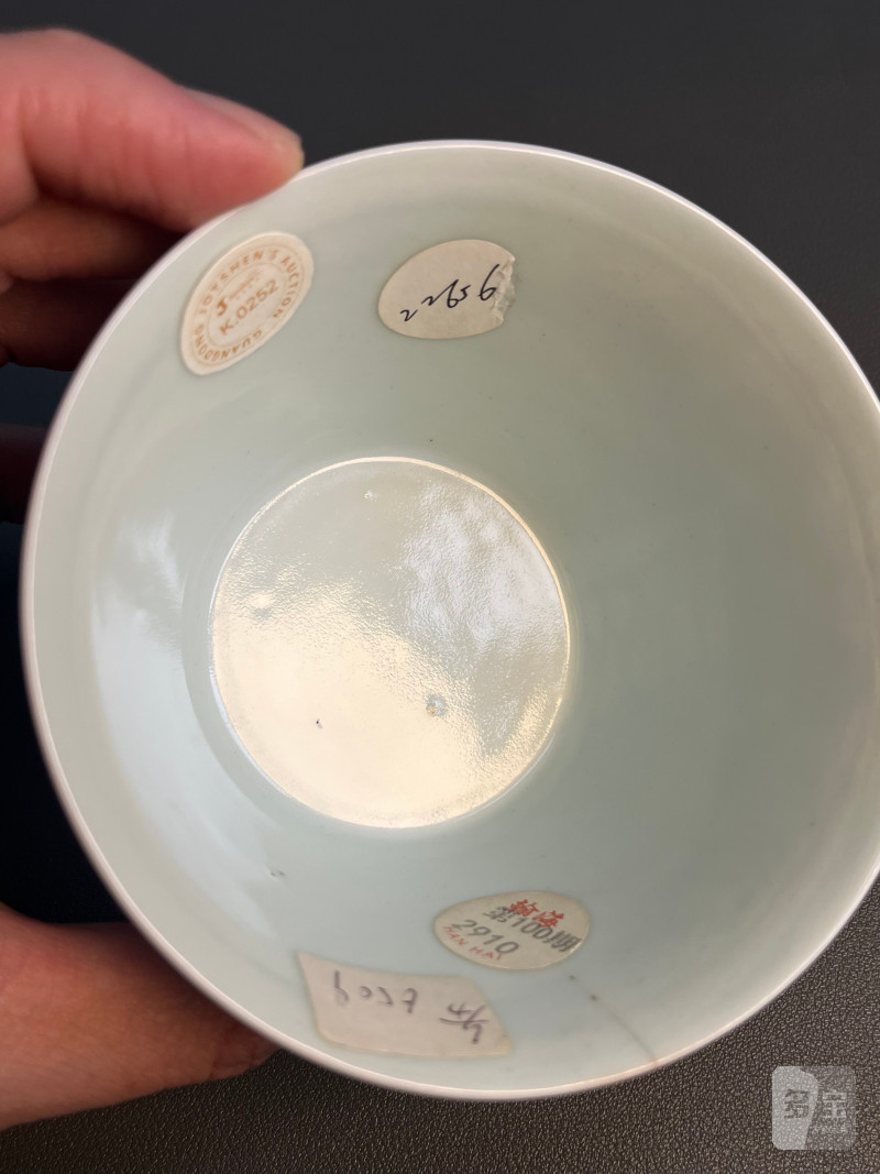 清雍正  青花凤纹马蹄杯 - 图13